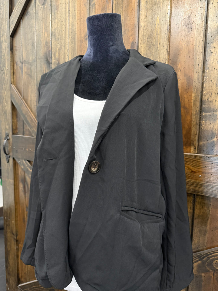 Black "Traditional" Blazer
