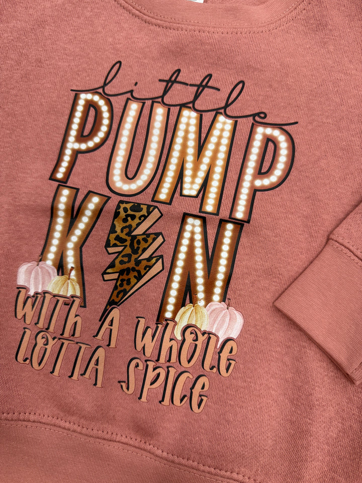 Little Pumpkin w/ Spice Sweatshirt