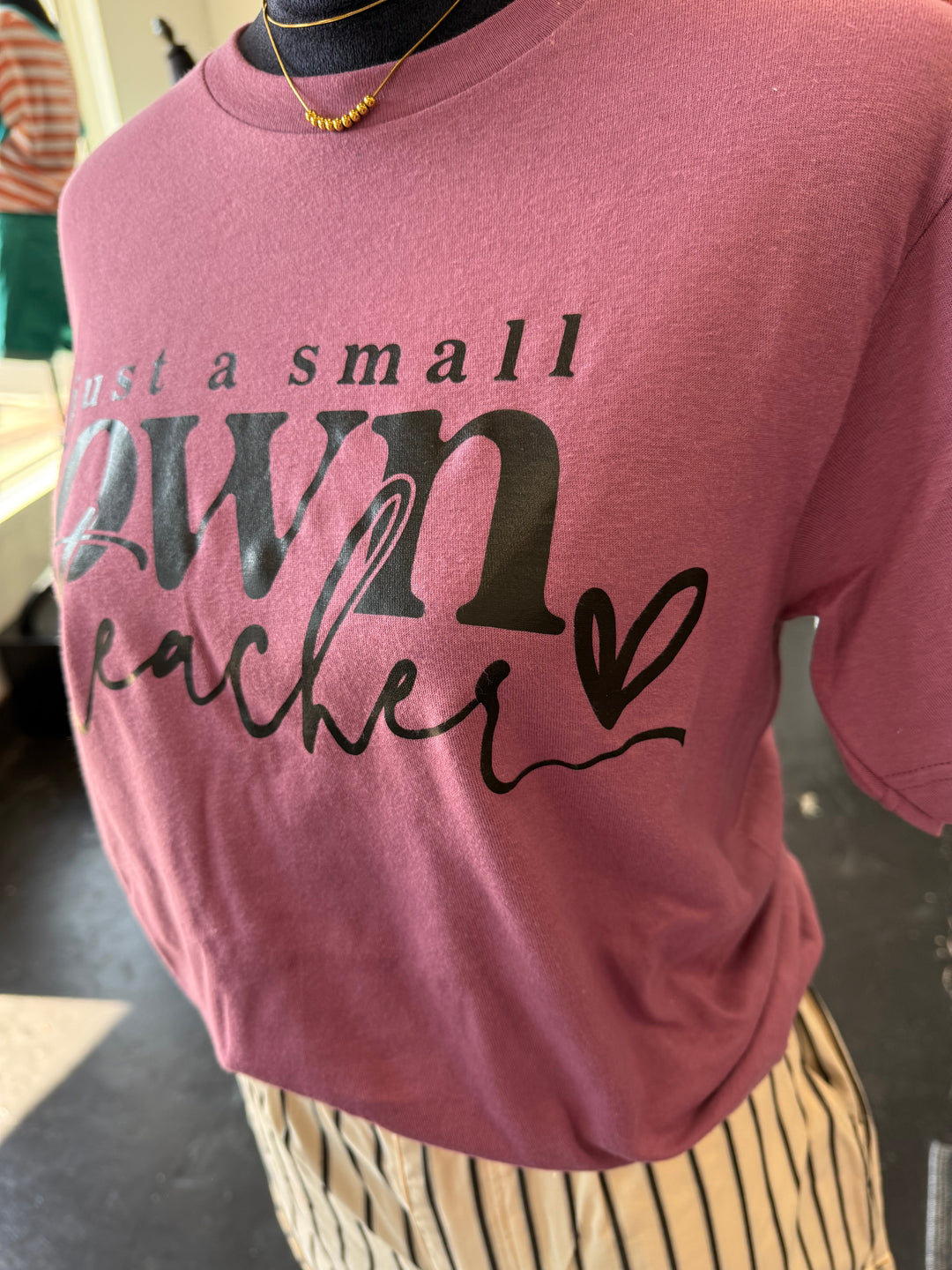 Just A Small Town Teacher Tee