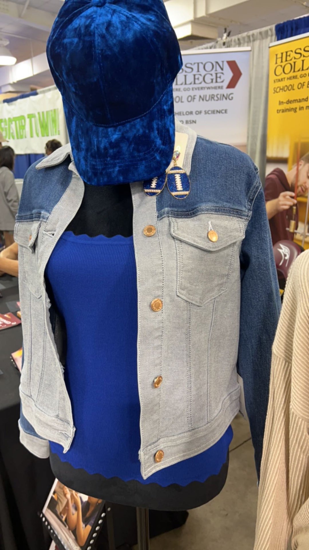 Color Block Denim Jacket JC7821