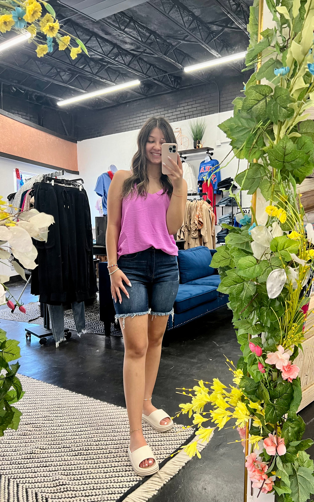 V-Neck Cami Tank Top
