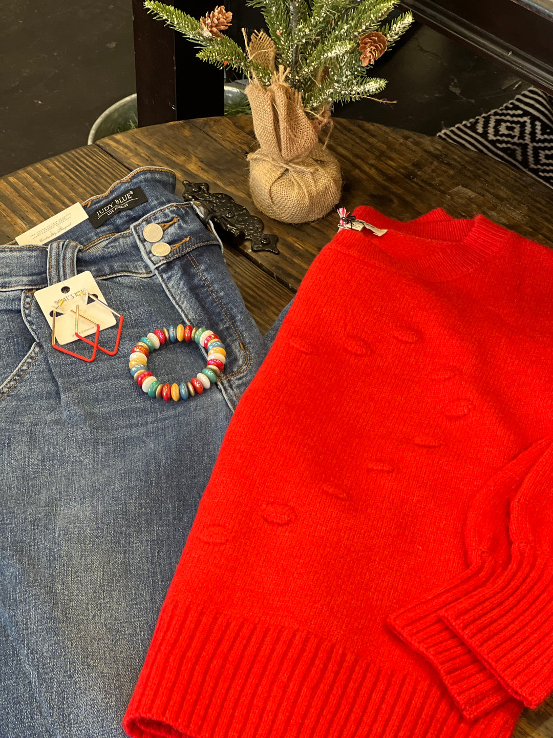 Red Heart Sweater