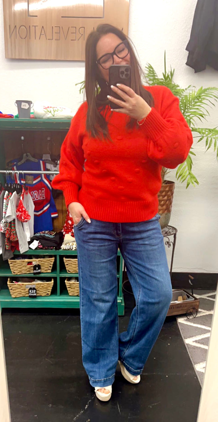 Red Heart Sweater