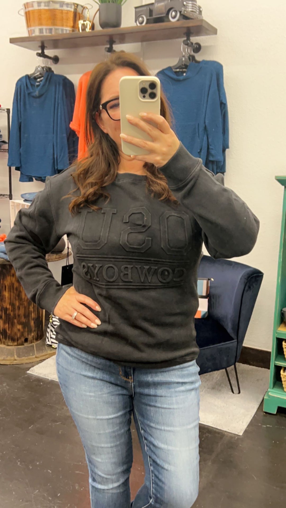OSU Embossed Crewneck (Licensed)