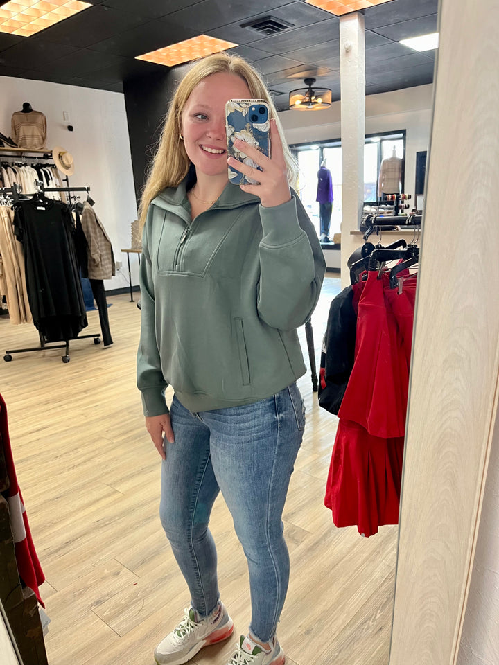 Modal 1/4 Zip Pullover