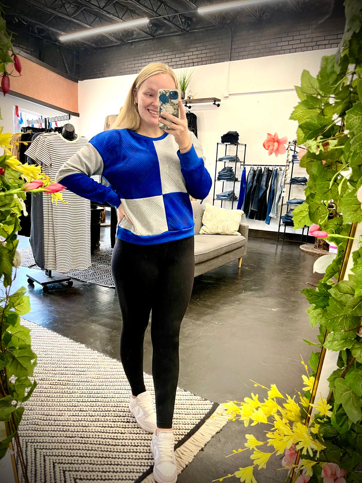 Colorblock Crewneck
