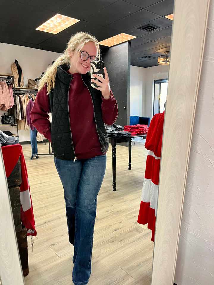 Burgundy Crewneck