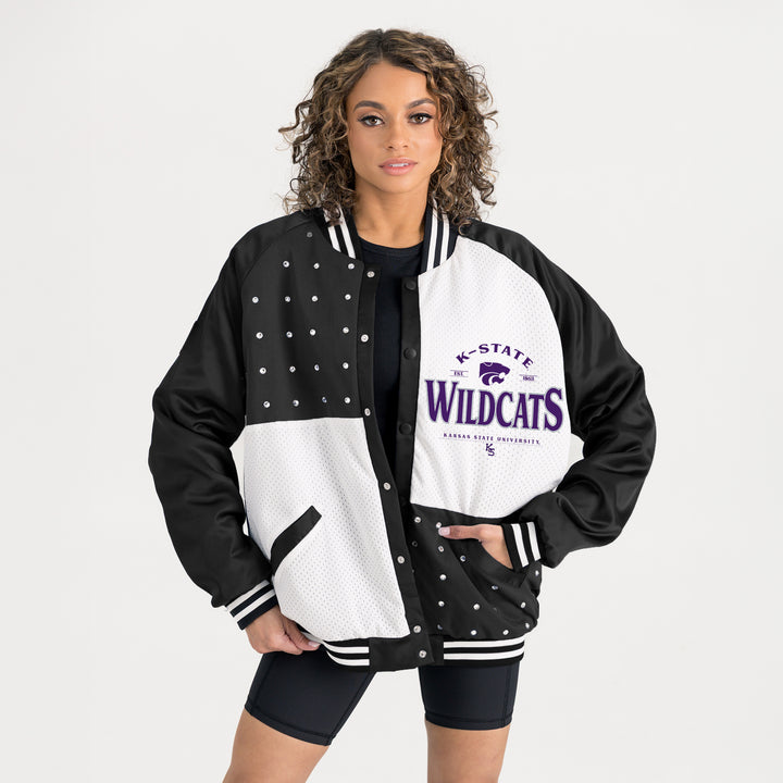 Kansas State Wildcats Throwback Varsity Bomber Jacket