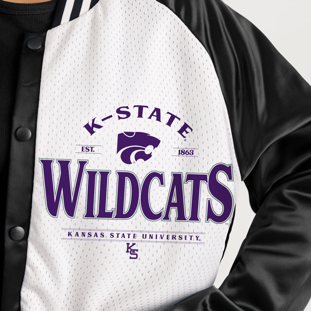 Kansas State Wildcats Throwback Varsity Bomber Jacket