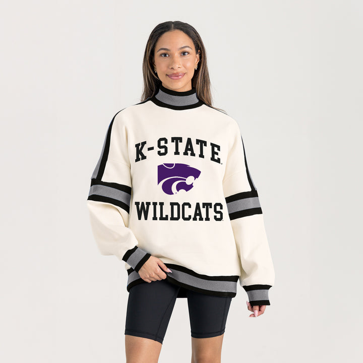 Kansas State Oversized Turtleneck Pullover