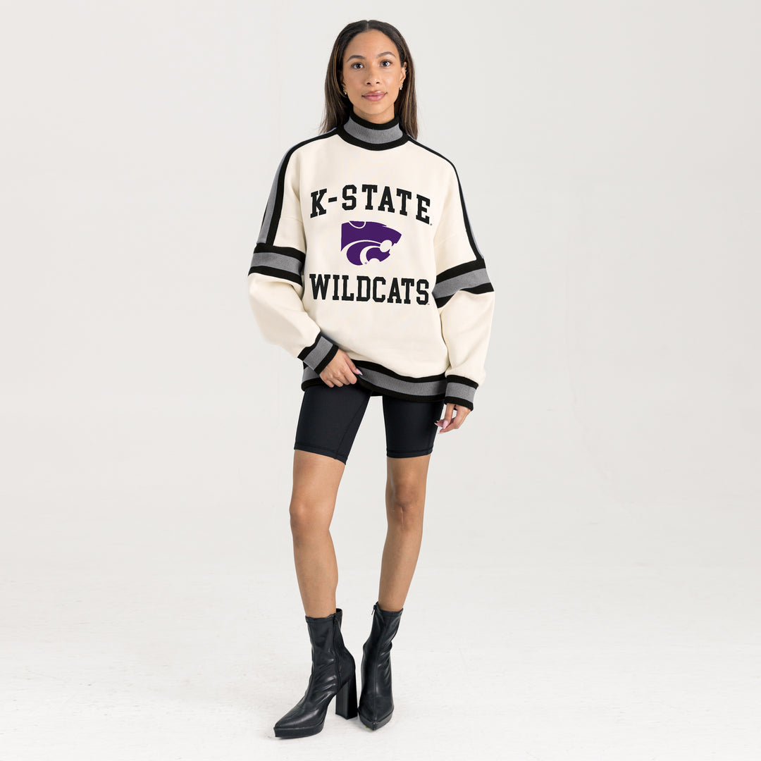 Kansas State Oversized Turtleneck Pullover