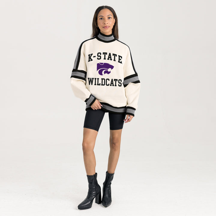 Kansas State Oversized Turtleneck Pullover