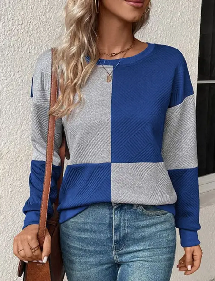 Colorblock Crewneck