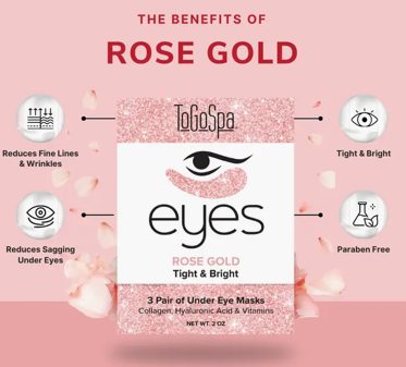 Rose Gold Under eye Mask