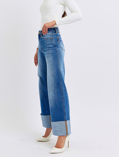 HW Retro Wide Leg w/ Cuff JB82636