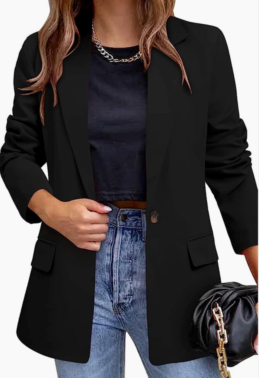 Black "Traditional" Blazer
