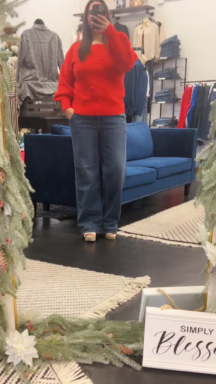 Red Heart Sweater