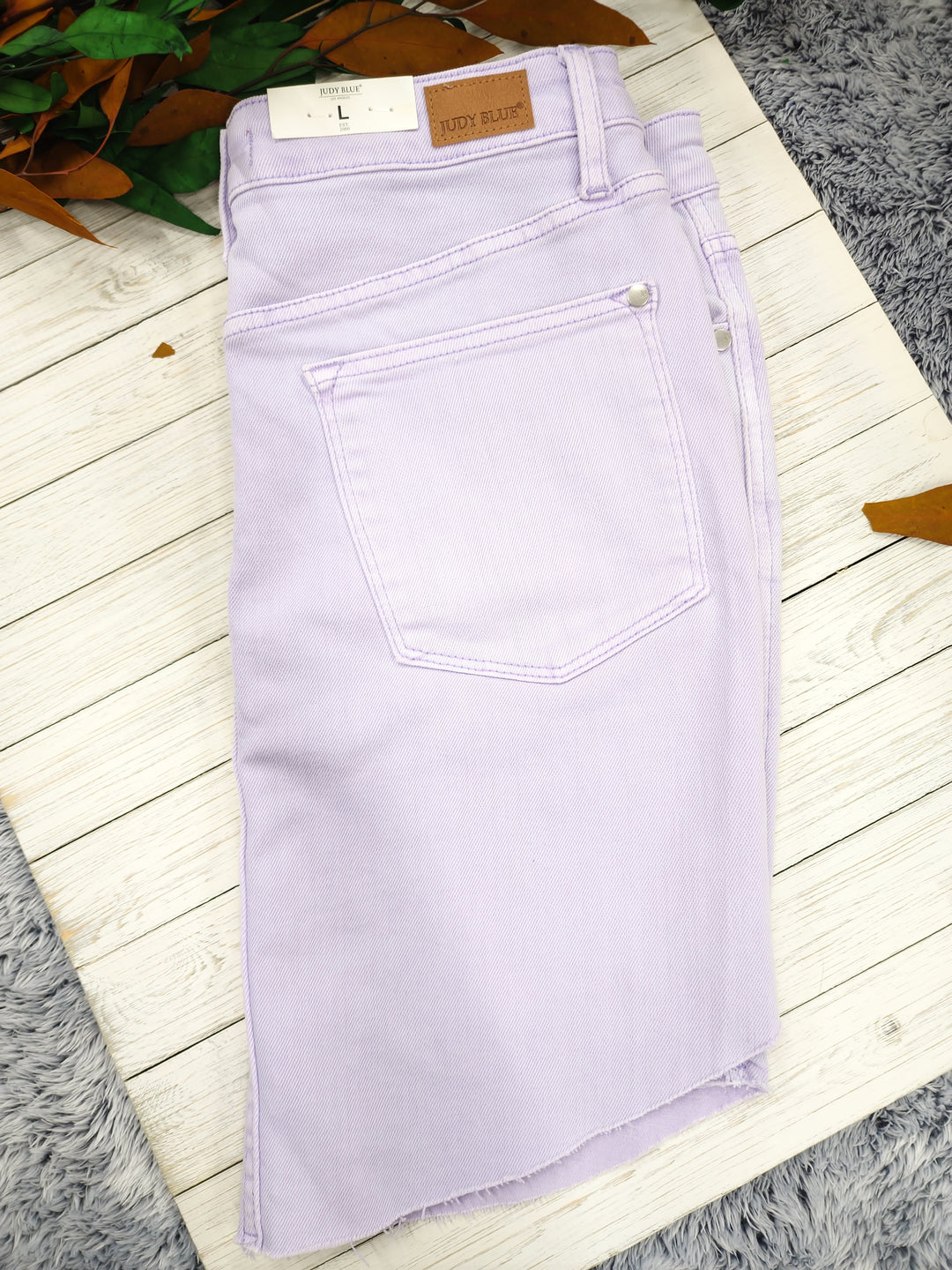 Denim Shirttail Skirt JB2808