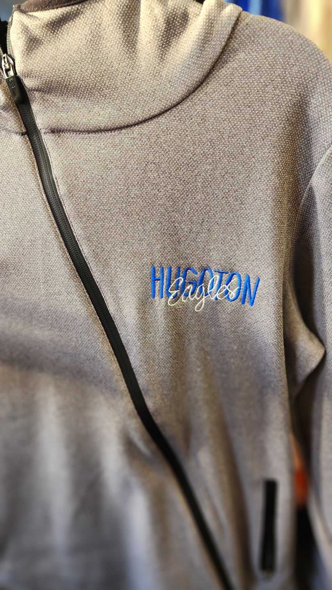 Eagles Embroidered Zip Up Jacket