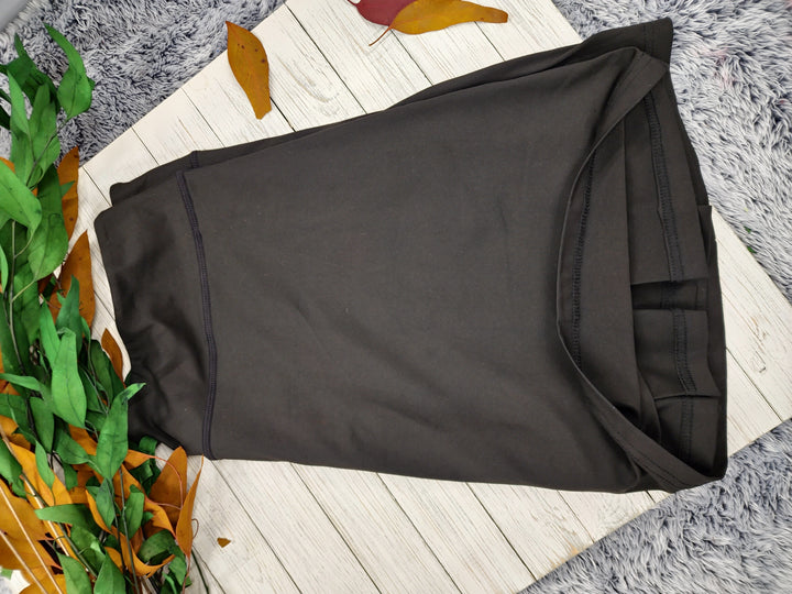 Black Tennis Skort (Pleated Back)