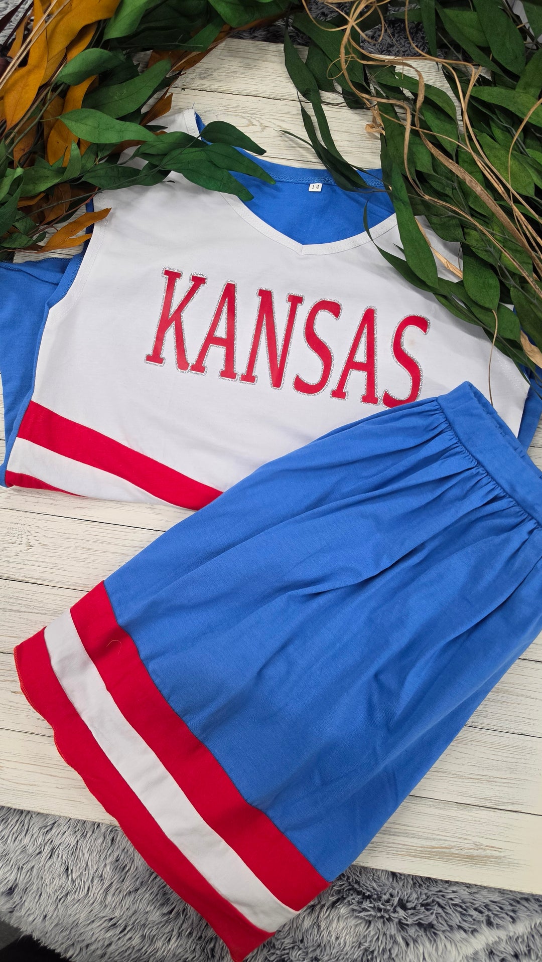 Kansas Cheer Outfit