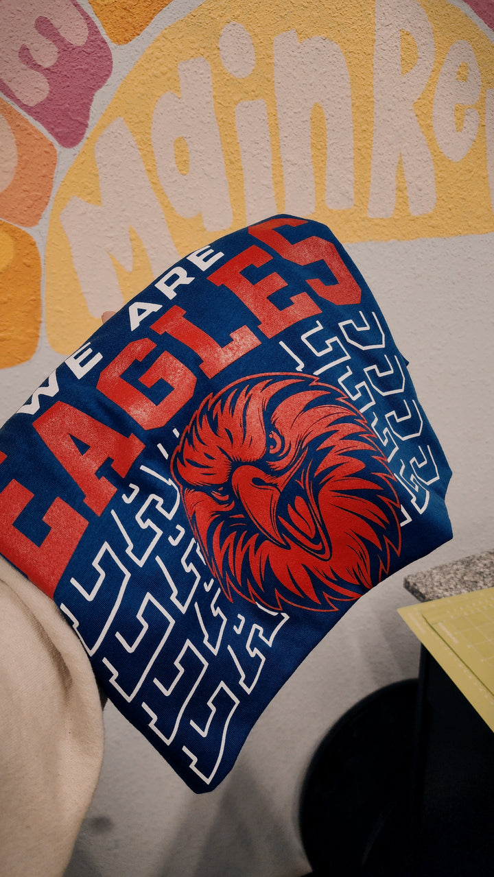 Red, Blue, Eagles Tee
