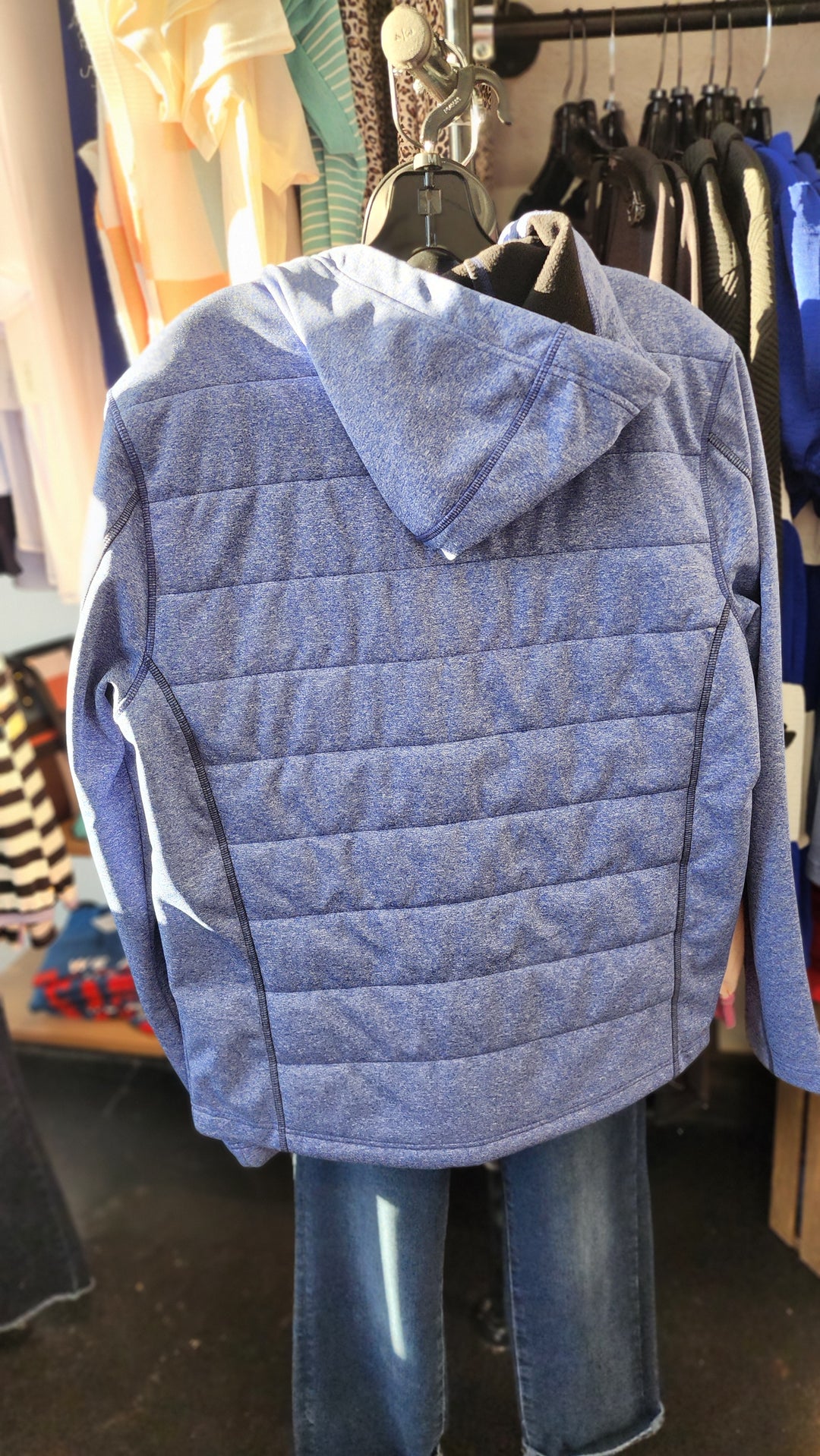 Quilted Puff Zip Up Jacket