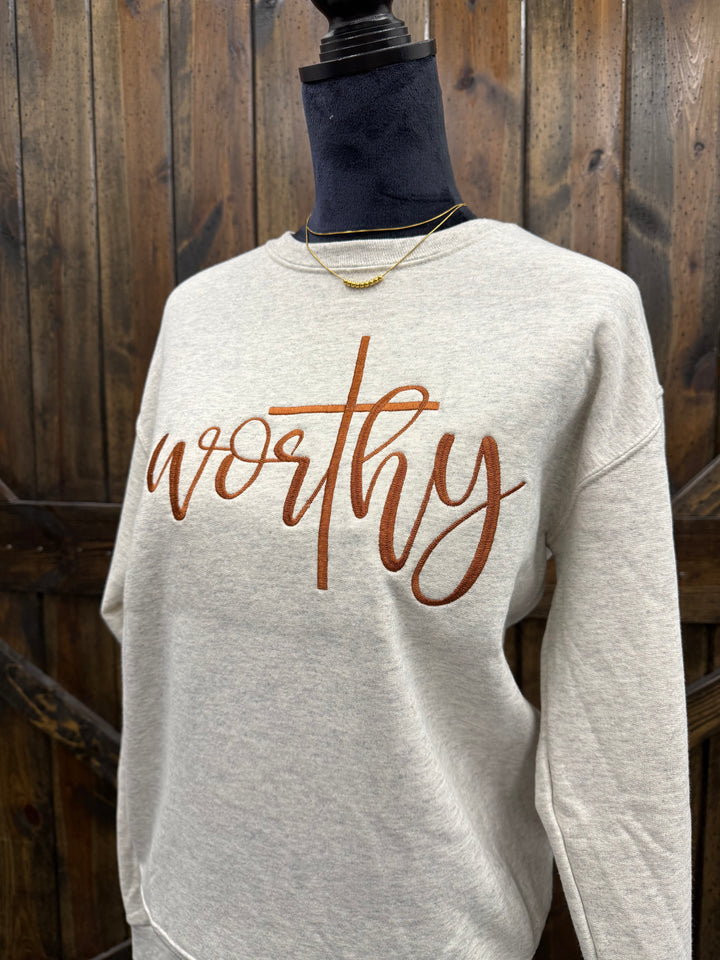 Worthy Embroidered Crewneck