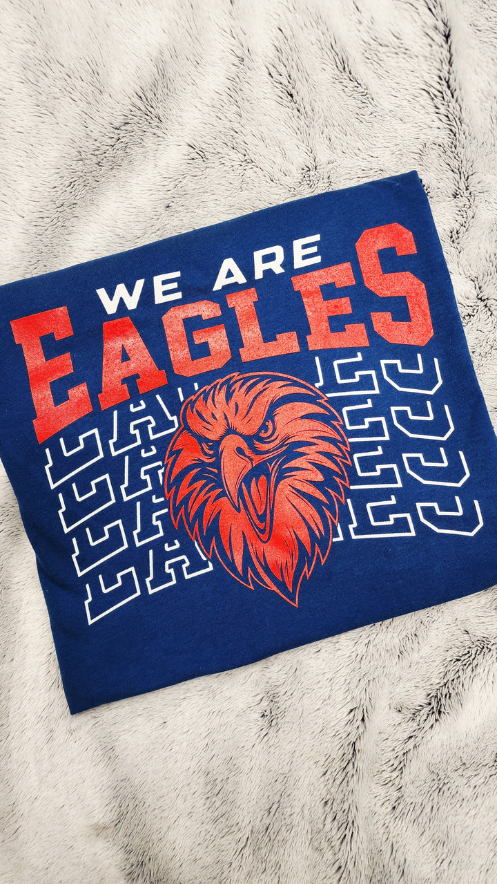 Red, Blue, Eagles Tee