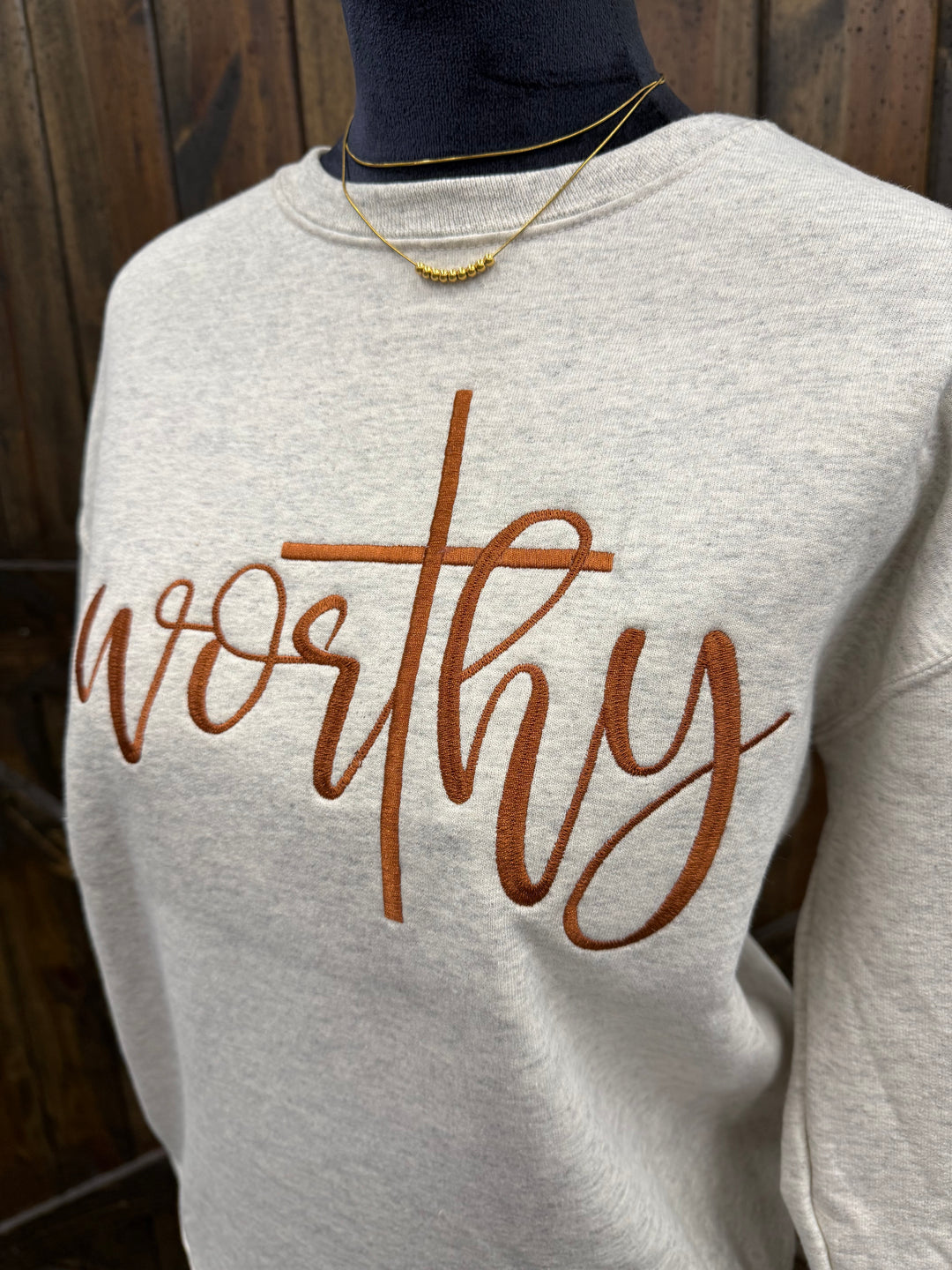 Worthy Embroidered Crewneck