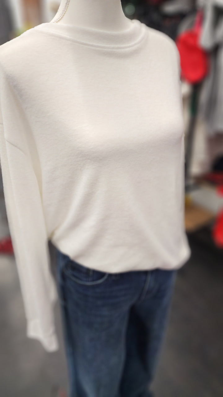 White L/S Sweater - Large