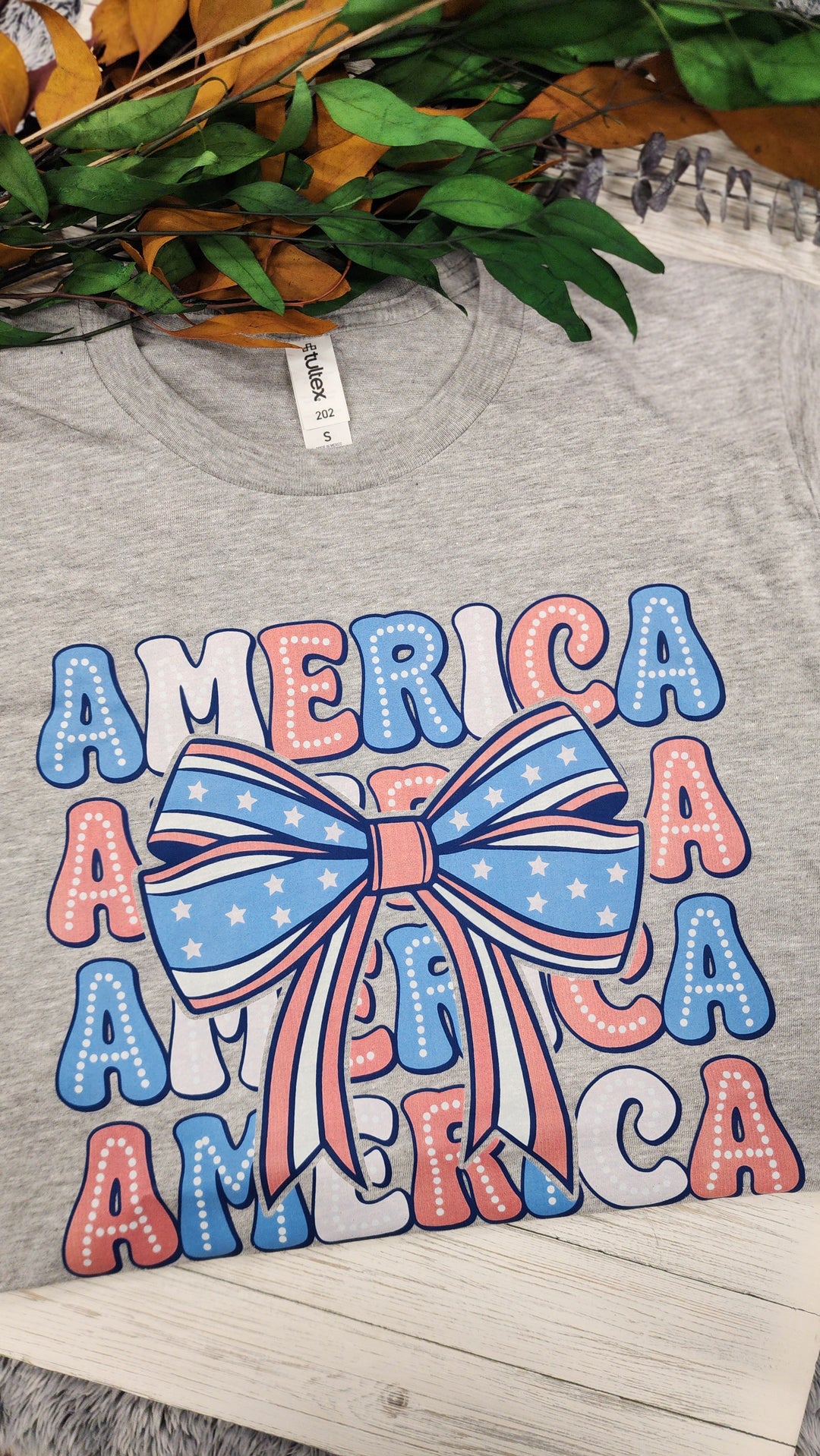 America Bow Tee