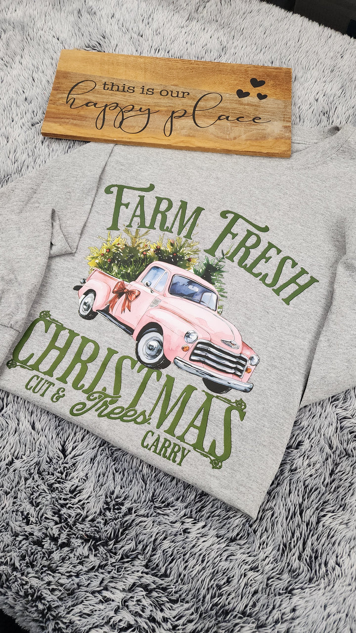 Farm Fresh Christmas Trees L/S