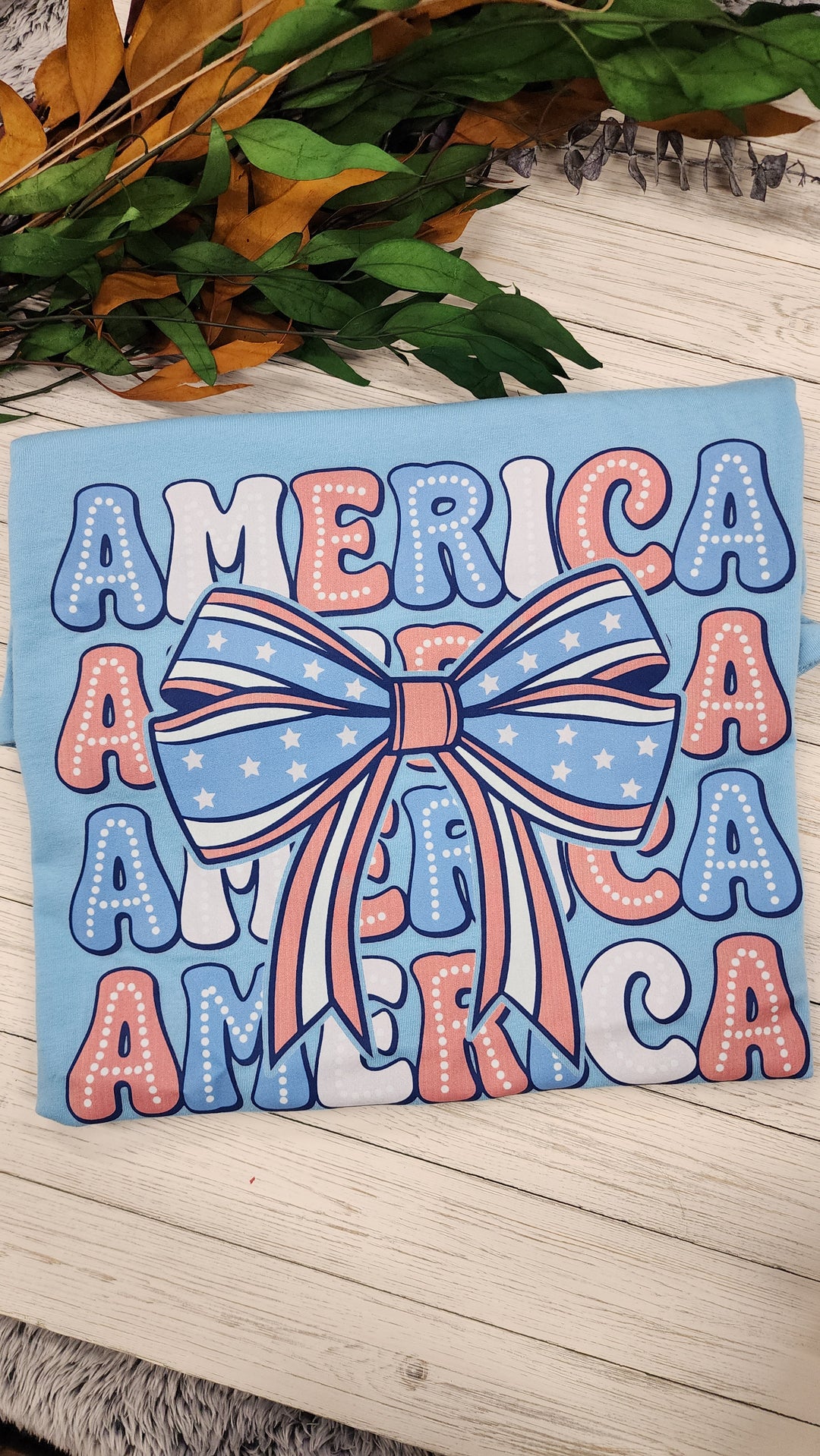 America Bow Tee