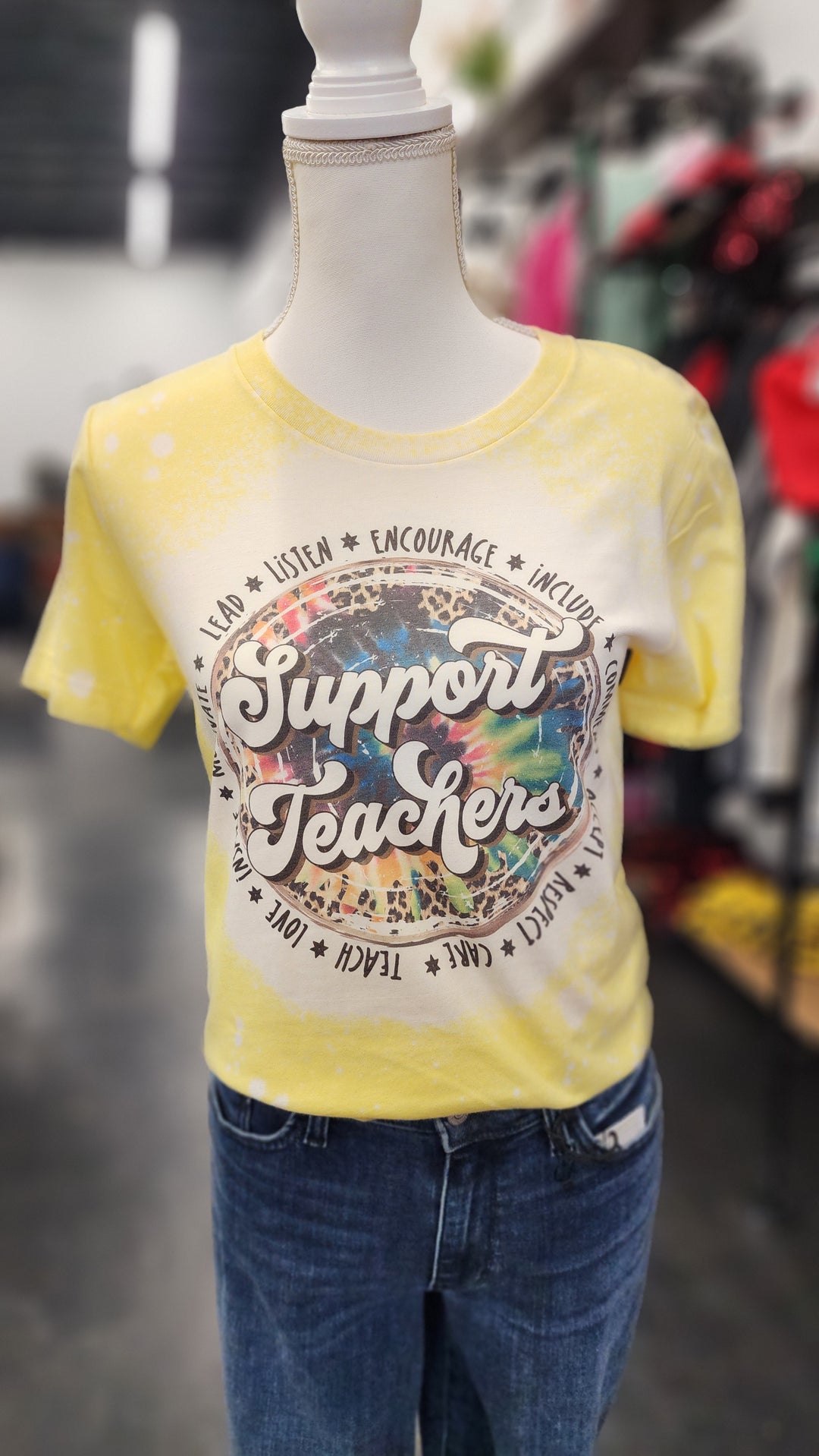 Support Teacher Bleached