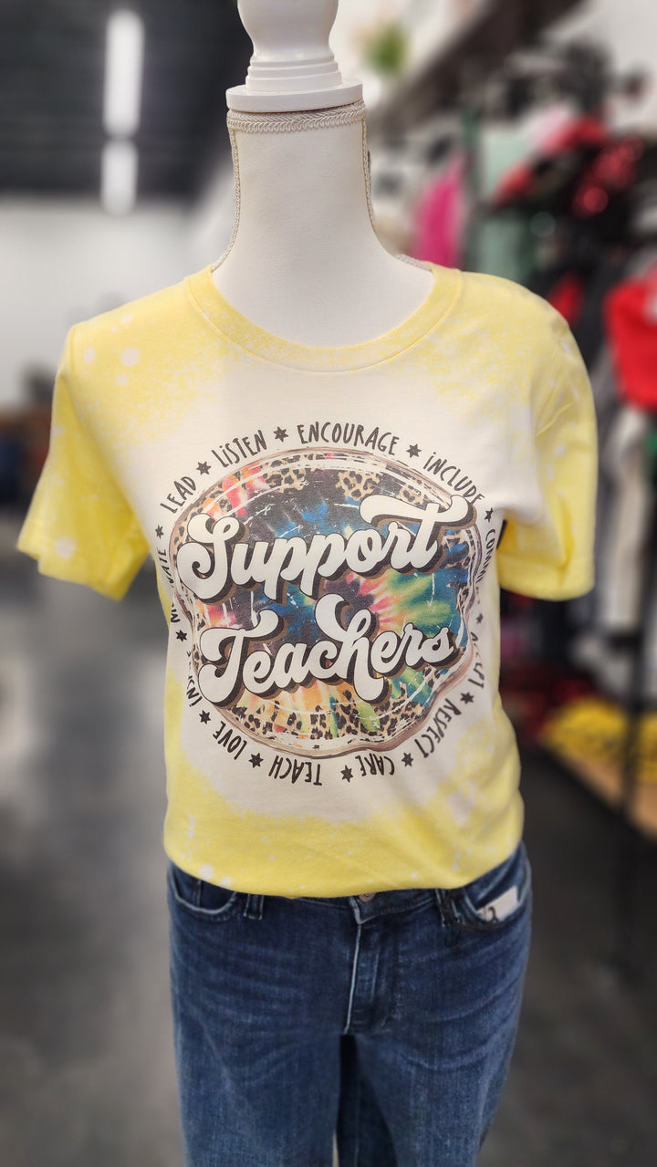 Support Teacher Bleached