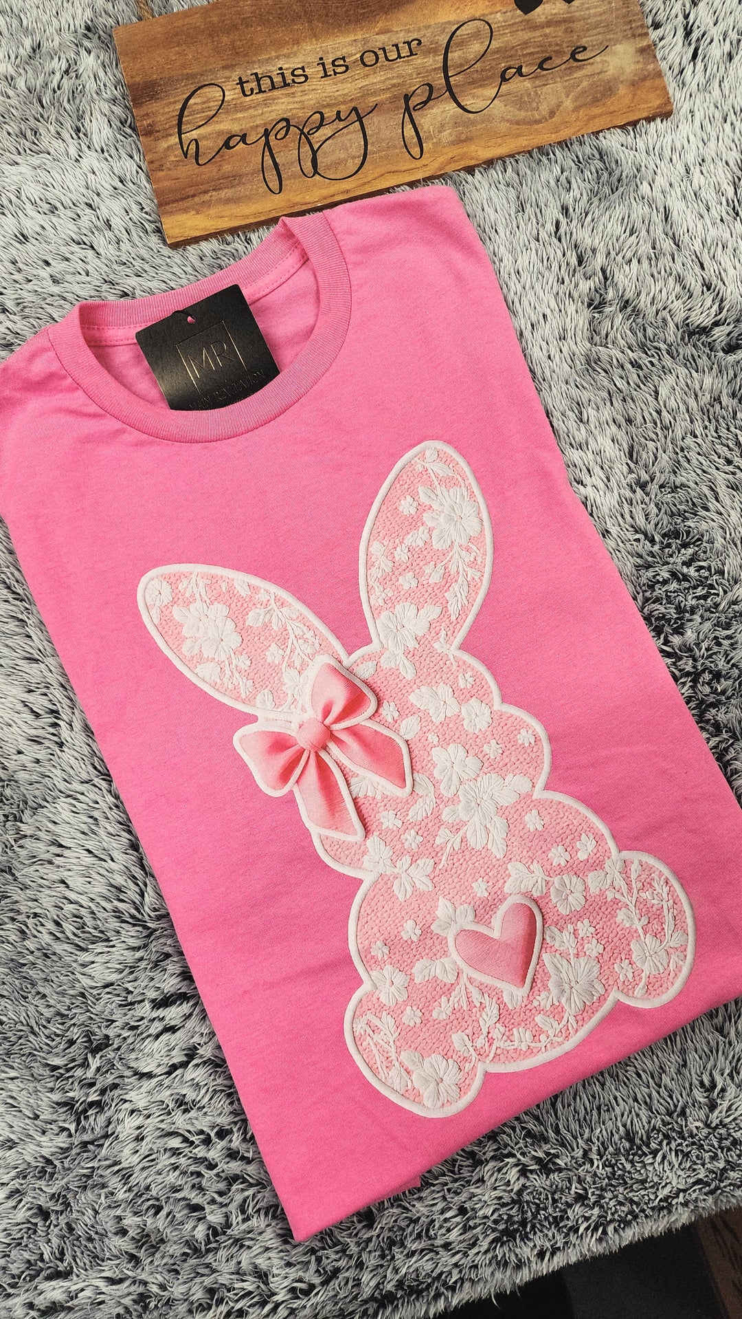 Pink Lace Bunny S/S