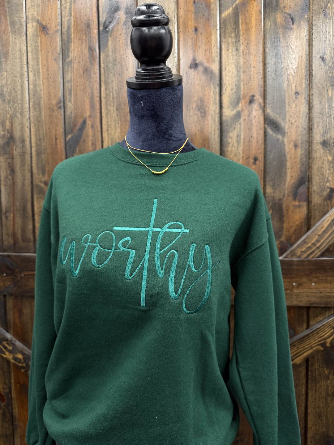 Worthy Embroidered Crewneck