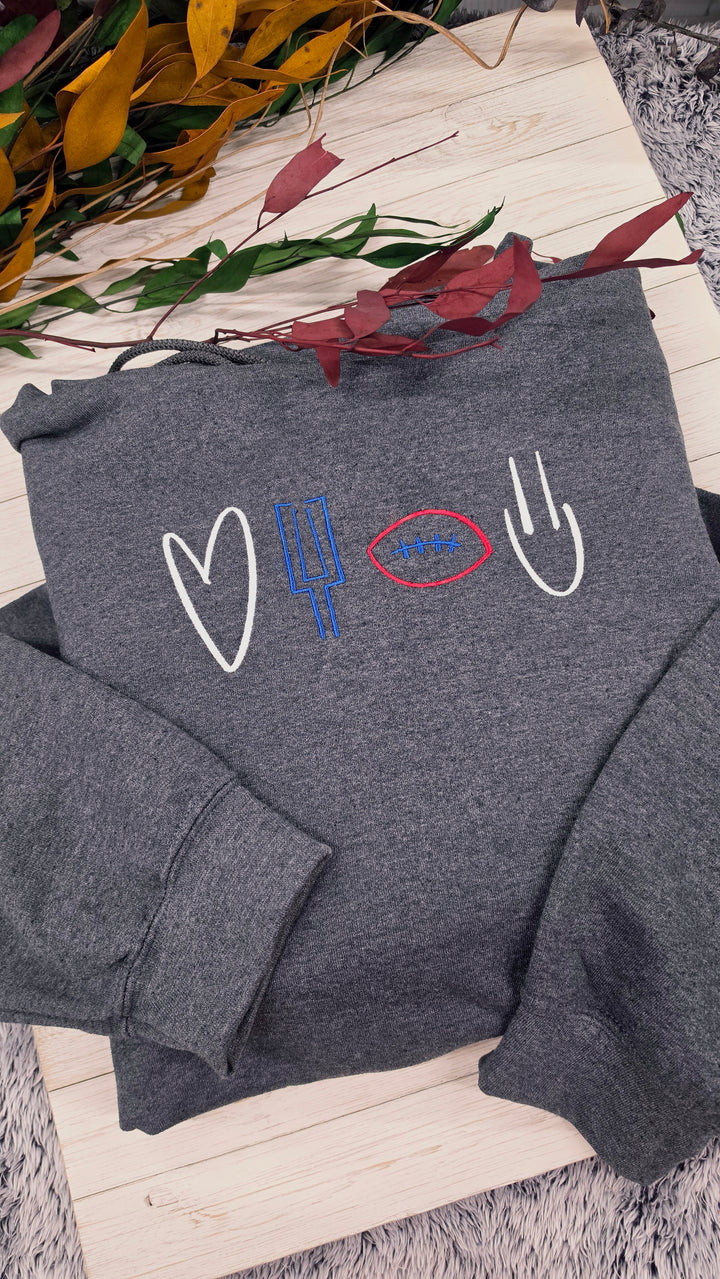 Football and Field Goals Hoodie
