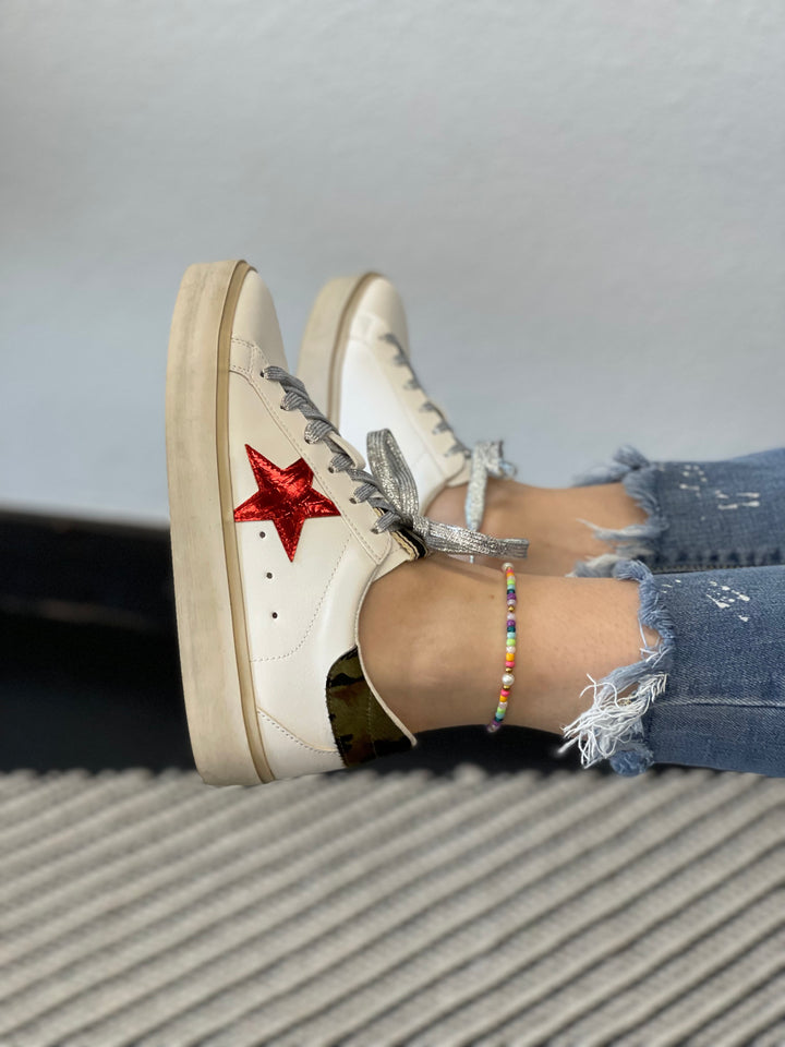 Red Star and Camo Sneakers