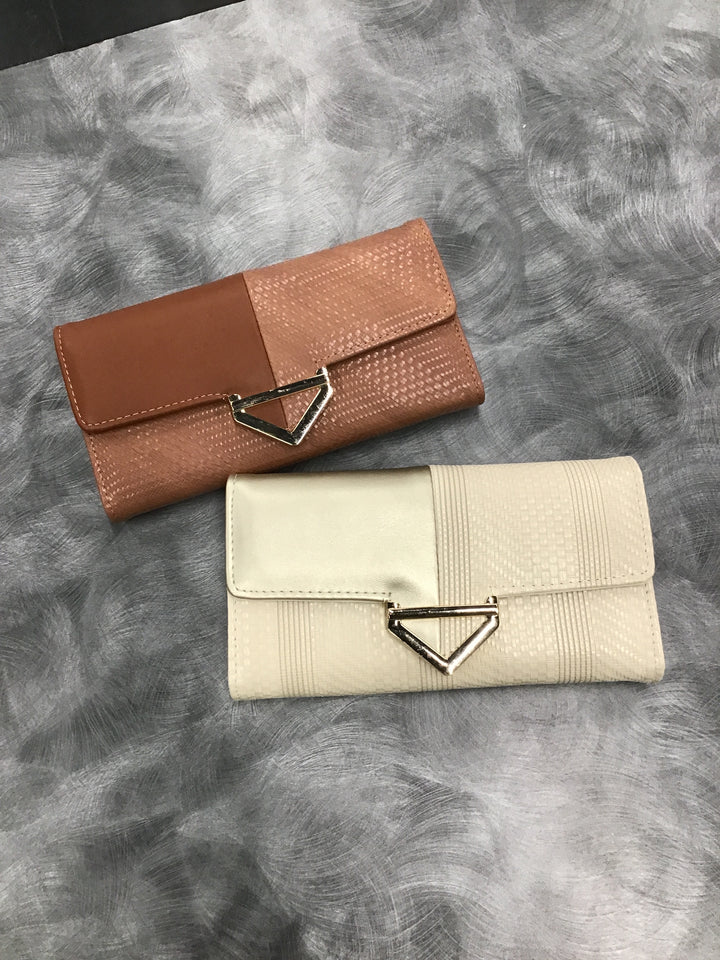 Wallet with Gold Accent