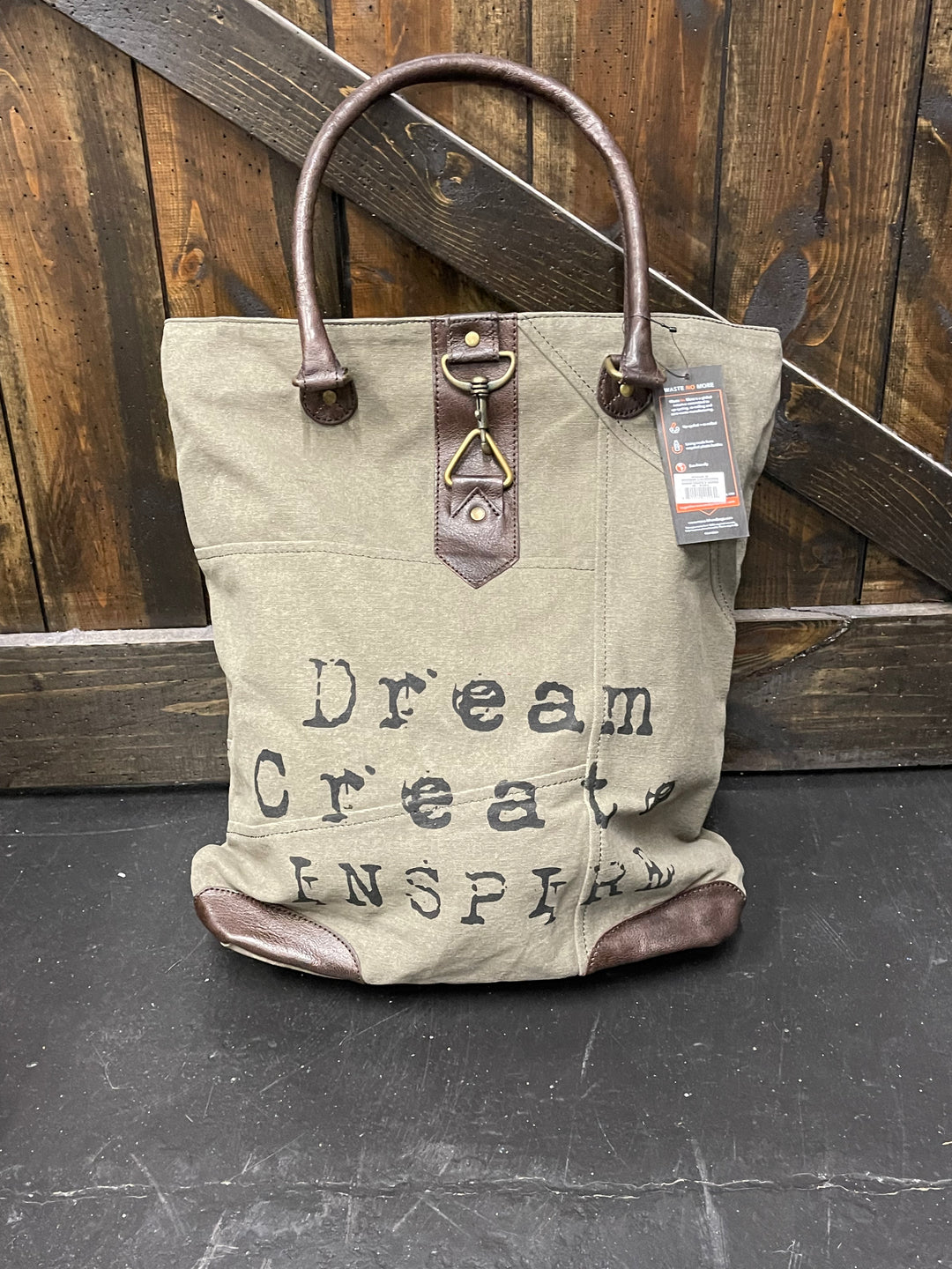 Recycled Military Tarp Tote Main Revelation